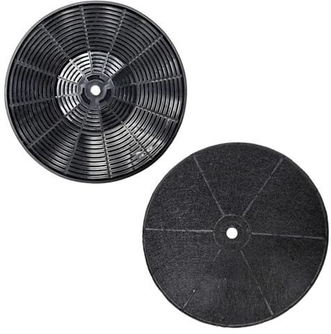 2 Pack Carbon Charcoal Range Hood Filter Compatible with CDA CCA52WH CHA15 Cooker Hood, Removes Odour & Grease Replacement Filter