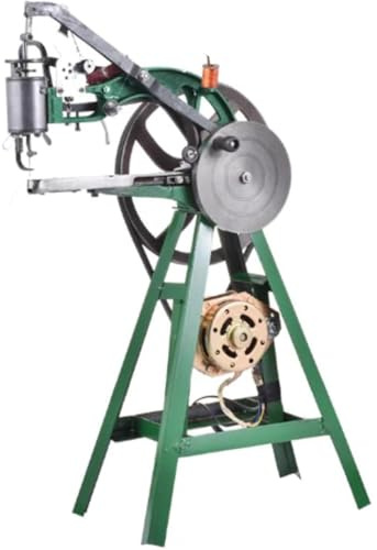 Macchina da cucire elettrica resistente per la riparazione di scarpe, attrezzatura artigianale in pelle con supporto verticale per riparare scarpe, borse, vestiti, trapunte e cappotti