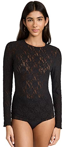 Hanky Panky Signature Lace Unlined Long Sleeve 128l Black
