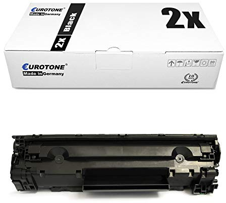 2X Eurotone kompatibler Toner für HP Laserjet Pro M 203 dw DN ersetzt CF230A 30A Schwarz