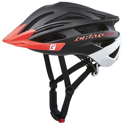 Cratoni Agravic Helm, Schwarz Rot, S/M | 54-58cm