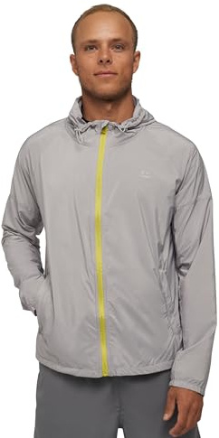 DANISH ENDURANCE Veste Coupe-Vent Homme, Légère et Respirante, Capuche | Veste Coupe-Vent Légère et Respirante, Capuche Ajustable, Poches Zippées, pour la Course à Pied et la Randonnée