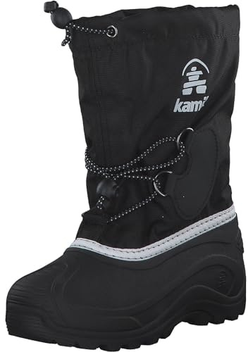 Kamik SOUTHPOLE4 Winterstiefel, Black/White, 37 EU