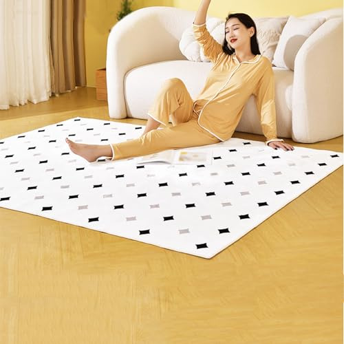 Alfombrillas eléctricas con temporizadores, calentador de pies portátil para el hogar, sala de estar, dormitorio, oficina, almohadilla de calefacción de área grande (180 x 200 cm)