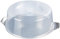 9914-07 Kuchen- und Frischhalteplatte aus extra schwerem Edelstahl-rostfrei, 0.7 mm, mit bruchfester Haube, 11 cm hoch