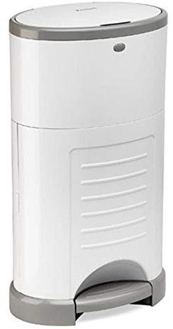 Korbell T-KOR-M250DS Windeleimer Behälter 16L + austauschbarer Folieneinsatz für ca. 240 Windeln im Set. Mülleimer