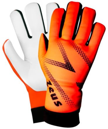 ZEUS VESTE GLI DEI Guanto Space Arancio Fluo-Nero,9