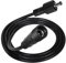 YACSEJAO DC-Verlängerungskabel IP65 Wasserdichtes DC 5.5mmx2.1mm Stecker auf Buchse Verlängerungskabel für Landschaftsbeleuchtung Gartenwegleuchten,1M