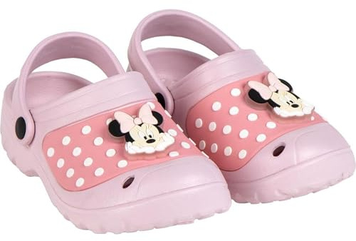 CERDÁ Life's Little Moments Zoccoli Disney con luci per Bambini, Licenza Ufficiale, Scarpe comode ed ergonomiche, Suola Antiscivolo e Design Esclusivo, Minnie, 26/27 EU