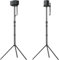ULTIMEA Steady 310 - Juego de 2 soportes universales para altavoces de altura regulable, color negro, extensibles de 62 cm a 93 cm para satélites y altavoces de estantería con una carga de hasta 3 kg