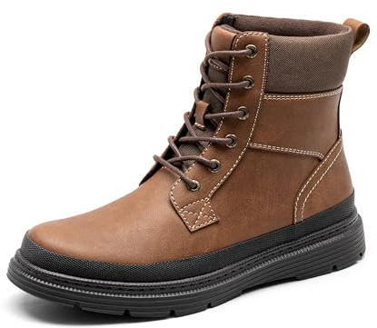 Bruno Marc Men's Snow Winter Insulated Waterproof Outdoor Boots,Size 12,Brown,BMUMSB2505
