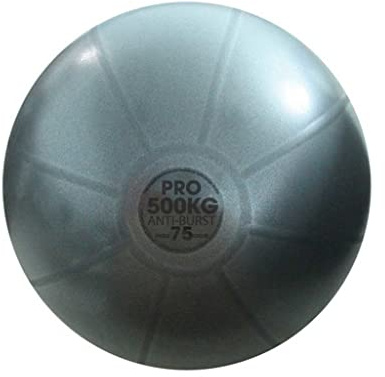 Fitness Mad Anti Burst Swiss Ball, 500kg Load Tested Yoga Ball, Size 55cm, 65cm, 75cm (75cm)