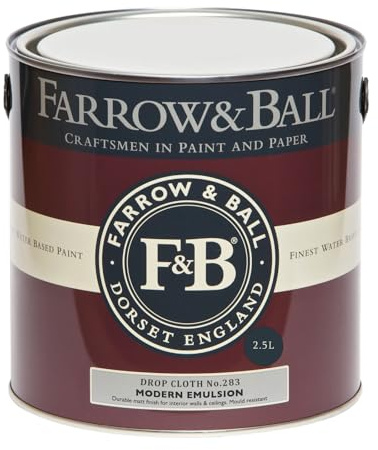 Farrow & Ball Modern Emulsion 2.5 Litres - Drop Cloth 283