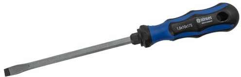 Dönges Schlitz-Schraubendreher, Sechskantklinge, 2K-Griff, 12,0 mm, 200 mm (Schlitzschraubendreher Schlitzdreher Schraubendreher Schraubenzieher Schlitzschraubenzieher)