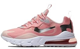 Nike Air Max 270 React Gg - Bleached Coral/White-White-Echo pin, Größe:6Y