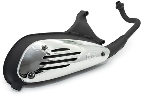Impianto di scarico completo LeoVince SITO PLUS, acciaio per Piaggio Liberty 50 4T/Vespa ET4 4T