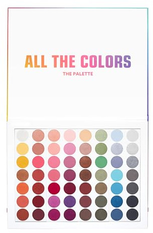 3INA MAKEUP - All The Colors Palette - Eyeshadow Palette - 56 Longwearing Shades - Multicolour Shimmer Matte Eyeshadows