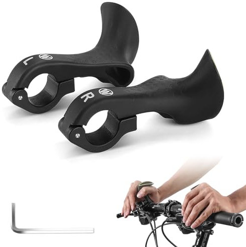 Bogoro Ergonomische Lenkerhörnchen für MTB Griffe, Sportlich (22 mm)