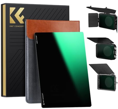 K&F Concept ND64 (6 Stops) Square ND Filter, 4 x5.65 Neutral Density Filter Compatible with Tilta Compatible with SmallRig Matte Box, Slim Multi Coated HD Optical Glass