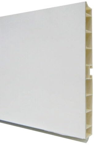 AERREGI ZOCCOLO BIANCO PER CUCINA BATTISCOPA ALTEZZA 10, 12 E 15 CENTIMETRI | ZOCCOLO IN PVC COLORE BIANCO LUNGHEZZA 200cm | PRODOTTO MADE IN ITALY DI ALTA QUALITA' (1, Bianco, H100 mm)