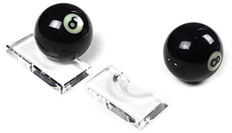 RiToEasysports Positionsmarkierungs-Locator, Transparenter Ballmarker, Acrylmaterial mit Halbring für Snooker-Bälle, Snooker-Tischzubehör (Amerikanisch 57,2 mm)