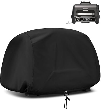 Unicook Pizza Oven Cover for Ninja Woodfire Outdoor Oven, Compatible with Ninja XL BBQ Grill & Smoker OG800 & OG900 Series, Premium Waterproof and Fade Resistant Outdoor Accessories, 58 x 50 x 33 cm