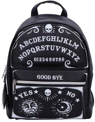 Nemesis Now Spirit Board Rucksack Frauen Mini-Rucksack schwarz/weiß