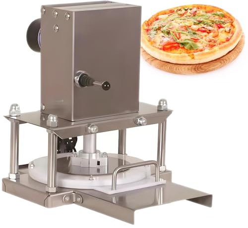 Rostfri pizzadegpress - 8,6''/9,8''/11,8'' kommersiell pizzapress, elektrisk degpress för pizzabröd och pastamaskin, 200-400 bitar/timme 30cm