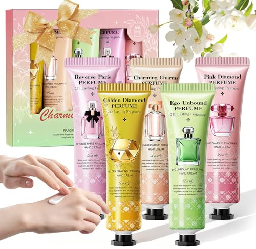 Coffret Crème Mains, Cadeau 5 Crèmes Mains, Hydratante À Absorption Rapide, Box Cadeau Adapté Aux Femmes Hommes Fête Anniversaire-5 * 30g