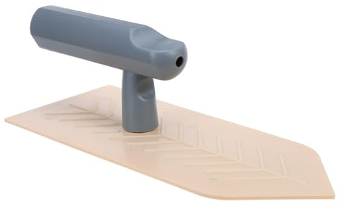 FOYTOKI Llana de Acabado con Mango Ergonómico para Enlucido de Plástico Herramienta para Alisar Superficies y Manejo Versátil de Espesores en Trabajos de Construcción