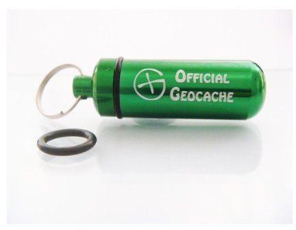 Geocaching - Micro Capsule Official Geocache 5 cm - Verte