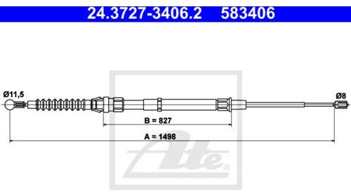 ATE 24.3727-3406.2 Système de Servofrein