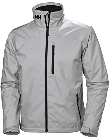 Helly Hansen Hombres Chaqueta de capa intermedia Crew, Gris Niebla, M