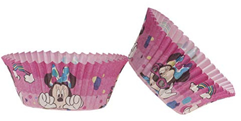Dekora - 339264 Caissettes Cupcakes avec Design Minnie Mouse Disney - 25 Unités