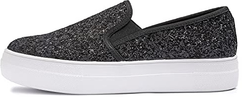 Feversole Women's Fashion Slip-on Sneaker Casual Flat Loafers,Baskets à Enfiler à la Mode pour Femmes Mocassins Plats décontractés