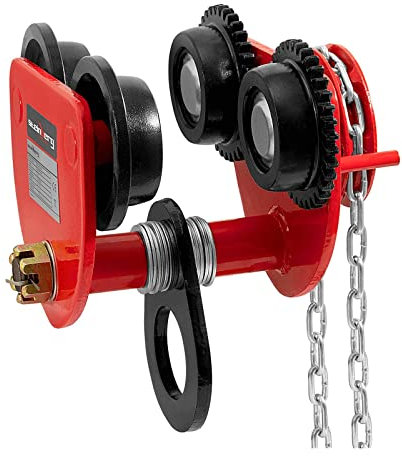 Steinberg Systems SBS-RT-3000C Rollfahrwerk 3.000 kg Flanschbereich 90-130 mm Krankatze Laufkatze Handfahrwerk