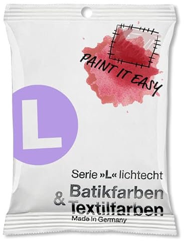 NEU PAINT IT EASY Batikfarbe/Färbefarbe Pulver, 10 g, Lila