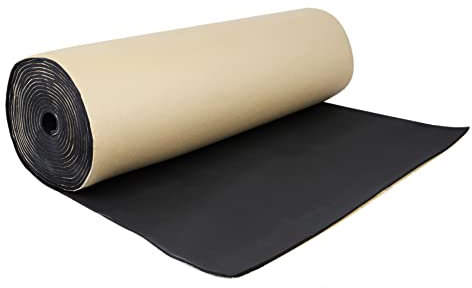 QUARKZMAN Mousse Isolation Phonique Voiture Isolant Thermique Capot Moteur 3mm Isolante 100x100cm