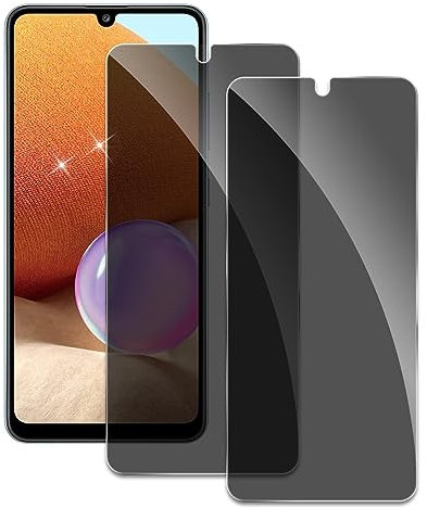 [2Pezzi] Pellicola Vetro Privacy Temperato per Samsung Galaxy A32 4G, Durezza 9H Anti-Spia Vetro Temperato Film Protezione Schermo Anti Spy Protettivo Anti-Impronta, Senza bolle, Infrangibile