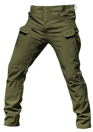 Pantalon Tactique Homme Cargo Treillis Militaire Randonnée Chasse de Travail avec Plusieurs Poches Stretch Extensible Séchage Rapide pour Activités en Plein Air