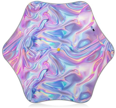 GAIREG Ombrelli olografici Colori Pastello Bambino Bambino Età 3-8 Punte Arrotondate Ombrelli Pioggia Ombrelli UV Blocco Ombrello