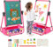 Maycoly Caballetes para Niños 3 en 1,Pizarra Caballete Infantil de Doble Cara con Altura Ajustable & Giratoria 360°,Caballete Pinturas y Cestas de Almacenamiento para niños y niñas