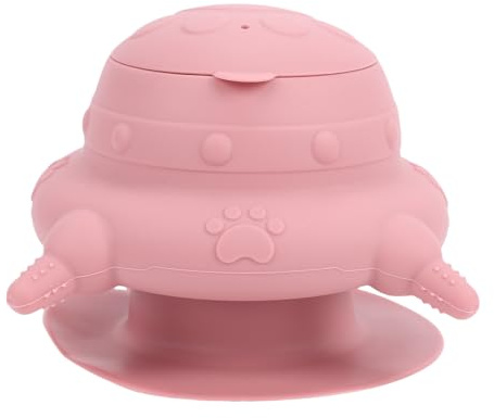 OEBUAFI Distributeur de Lait pour Chiot, Station d'allaitement, Distributeur de Lait pour Animaux de Compagnie avec Base à Ventouse pour Chats, Chiens, Chatons, Alimentation et Hydratation