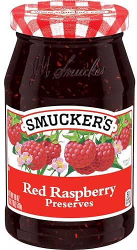 Smucker's Red Raspberry Preserves, 18 Ounces