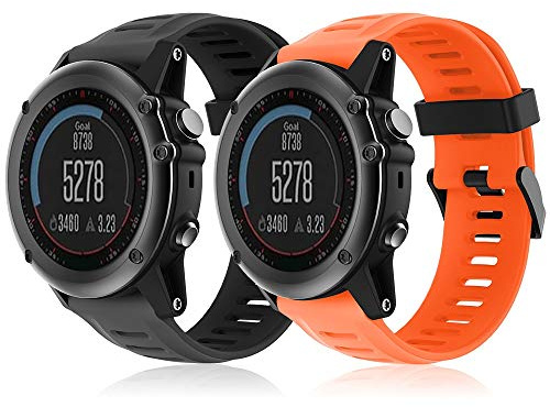 TOPsic Fenix 3 correa de reloj, Banda Reemplazo de Silicona Suave Deportiva con Herramientas para Fenix 3 / reloj elegante de Fenix 3 HR Multi-colors