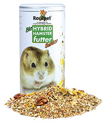 Rodipet Bio Hybrid Hamsterfutter Senior 500 g, inkl. Portionslöffel