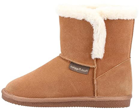 Hush Puppies Womens Ashleigh Slipper, Tan, 8 UK
