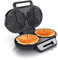 Arendo - Waffeleisen 1200 Watt – Waffelautomat doppelt – 2 Waffeln à 14 cm - Antihaftbeschichtung – Herzform - Thermostat – Backzeit nur 1 Minute – Überhitzungsschutz - BPA und PFOA frei