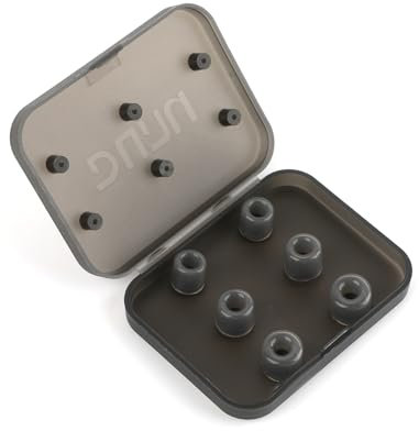 Linsoul DUNU S&S Silikon-Ohrstöpsel S/M/L (3Paare) für Düsen-Durchmesser von 4mm-5.5mm für Stage Studio, für KZ ZS10 Pro,Orchestra Lite,Wan'er S.G Kabelgebundene Ohrstöpsel(M - 3 Pairs)