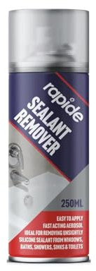 GSV Essentials Silicon Sealant Remover Spray, Fast Acting, Quick Drying, Easy To Apply, Durable And Long Lasting, Portable And Lightweight, Ideal For Removing Unsightly, (1PCS, 250ML)
